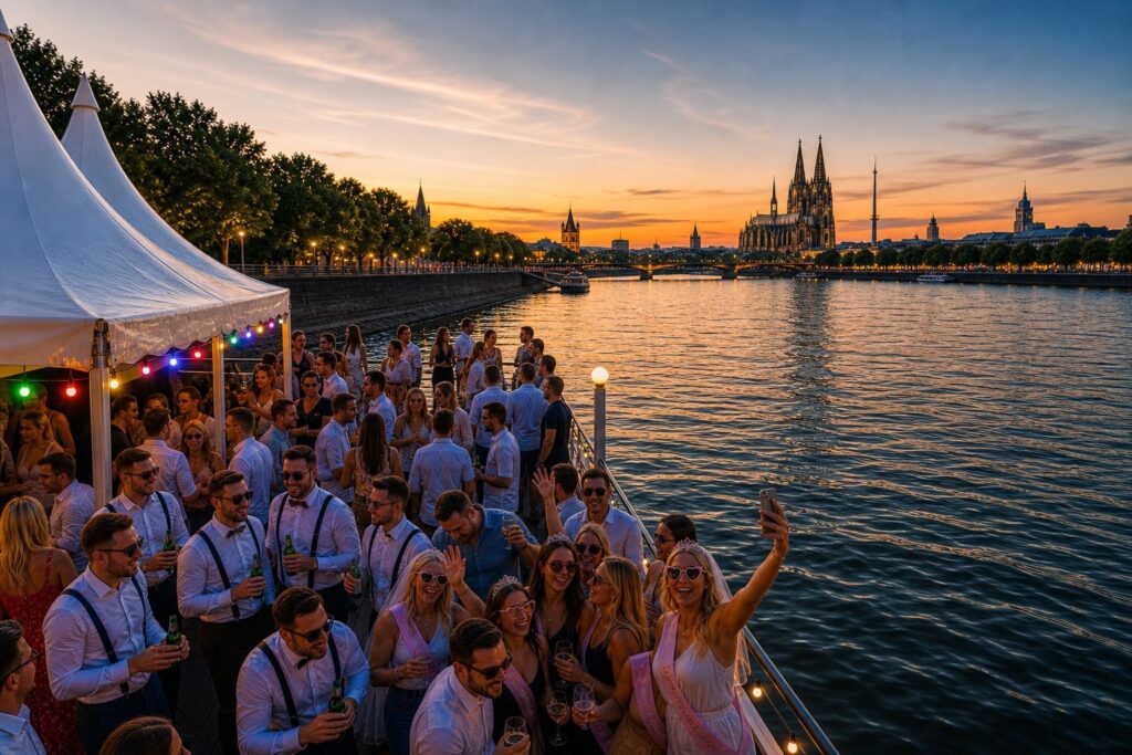 Partyboot Köln - Partyschiff Köln - Boat Party Cologne - Partyboot Keulen